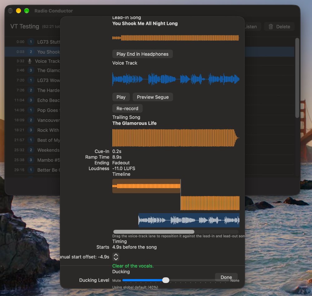 Voice Track Editor